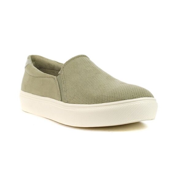 DR. Scholls "Nova" sagegreen perforated slip on Sneaker Womens - Picture 1 of 7